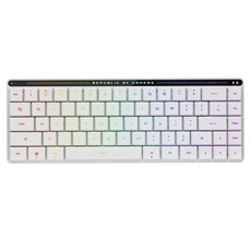 에이수스 ROG FALCHION LOW PROFILE RX 영문 스위치 유무선 게이밍 키보드, 화이트, 청축