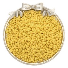 Allode 實心多色圓珠 DIY串珠 4mm 300入, 04 黃色, 2個