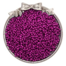 Allode 實心多色圓珠 DIY串珠 4mm 300入, 17 深紫色, 2個