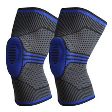 모어블 남여 스포츠 무릎보호대 블루, 2개