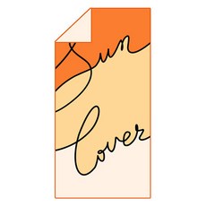 unhave 大型瑜珈運動毛巾 80 x 160 cm, 1個, 06 橘色