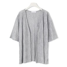 M.N.C 男女通用波浪寬鬆版型短袖開襟衫 MDCD125MJ