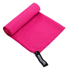 Unhev 簡約素色運動毛巾 76 x 152 cm, 1個, 04 亮粉色