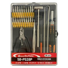 SESHIN Buffalo 精密螺絲起子28件組 SB-PS28P C2310901, 1個
