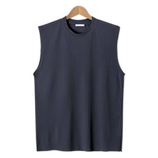 엠엔씨 남성용 빅사이즈 플리츠 나시티 MDBT566LW