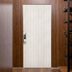 SHEET NARA 玄關門貼紙 2入, 象牙白