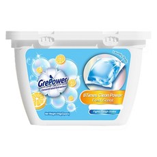 Grepower Extra膠囊洗衣精 檸檬香 416g, 1個, 52入