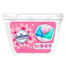 Grepower 3in1 膠囊洗衣精 櫻花香 360g, 1個, 36入