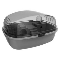 Lanboer 倉鼠圓形一體式籠子, 1個, 黑色