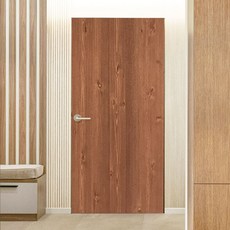 SHEET NARA 玄關門貼紙 2入, 木紋古董棕色