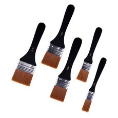 Khohimo 多用途美術畫筆5件組 4W268, 21 x 6 cm, 20 x 5 cm, 19.3 x 4 cm, 18.6 x 3 cm, 17.4 x 2 cm, 1套