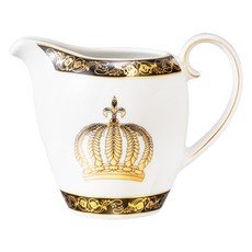 Tettau Pompous 皇冠奶精壺 190ml, 1個, 黑色