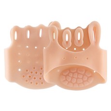 Felice J Dr. Felice J 腳趾保護矽膠墊 左右腳套組 米色, 1套