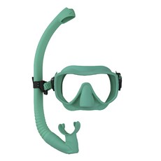 Mood Spoon 探險呼吸管 自由潛水呼吸管裝備 潛水面鏡, 薄荷綠