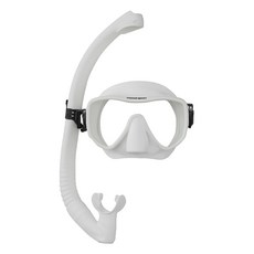 Mood Spoon 探險呼吸管 自由潛水呼吸管裝備 潛水面鏡, 白色