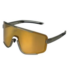 미러변색 편광 안티포그 초경량 올인원 스포츠 반테 선글라스 SG-200, 그레이+골드, 1개