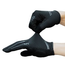 ROCKBROS 洛克兄弟 防震自行車長指手套 S360-1, 1套, 黑色