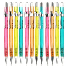 munhwA 製圖自動鉛筆 螢光4款 x 3入組, 0.5mm, 1套