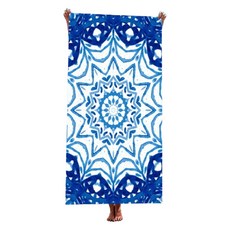 Unheve 復古沙灘巾 160 x 80 cm, 1個, 05 冰川