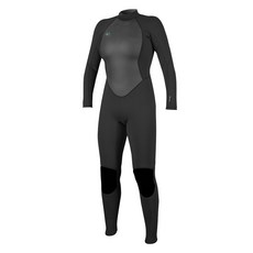 O'NEILL 女款 Reactor 2 袋拉鍊全套套裝 3/2 mm 5042, A00 黑色+黑色