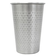 kitchen U Camping Sketch 304不鏽鋼蜂巢紋杯 500ml, 銀色, 1個