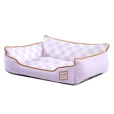 울리 반려동물 쿨링 사각 방석, 라벤더, 1개