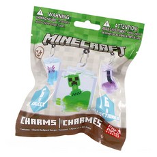 MINECRAFT 水鑽球鑰匙圈 遊戲公仔 隨機出貨, 1個