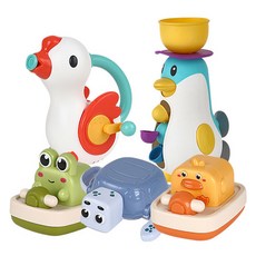 Kes.B Nature 趣味沐浴玩具5件組, 隨機出貨