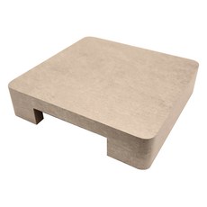 FLaiTO 方形木質牆面插座遮蓋盒, 1個, 奶油色