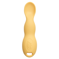 Jammuk 花生勺 自導式嬰兒食品嬰兒勺, 1個, 黃色