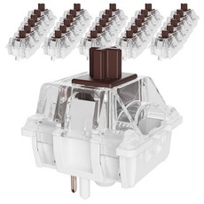 Keychron Super 軸 110件組, 混合色, G214, 茶軸