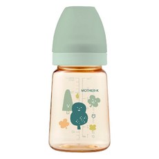 MOTHER-K 精粹極簡PPSU奶瓶-綠野仙蹤 精準10ml刻度 耐高溫耐摔耐消毒, 180ml, 1個