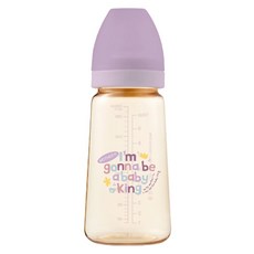 MOTHER-K 精粹極簡PPSU奶瓶 280ml-清澄薰衣草, 醫療級PPSU, 耐高溫耐清洗, 1個