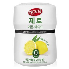RICHIS 零檸檬水, 1個, 600g, 1入