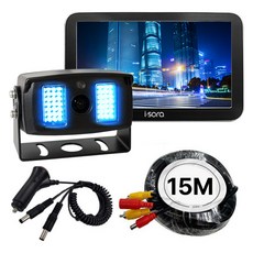 ISORA AI AHD 後方攝影機 + 23cm 螢幕 + 15m 一體式延長線套組, AI200W(後方攝影機), 黑色