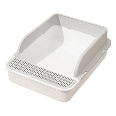 PASTEL PET 貓用寬版貓砂鏟 貓砂盆, 1個, 灰色