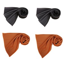 Co&Co 乾式瞬冷冰涼巾 2款 x 2入組, 橘色, 黑色, 1套