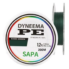 SAPA Dyneema PE 100 編織線, 200m