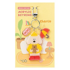 로마네 Brunch Brother 아크릴 키링 ver 프렌즈, 찰리, 1개