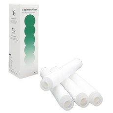 DAELIM DOBiDOS 蓮蓬頭用電氣石球過濾替換濾芯 白色 4入組, 1盒