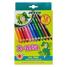 地球化學 Jolly X BIG 12色色鉛筆組, 1個, 12 種顏色