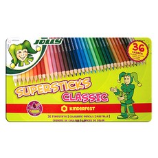 地球化學 Jolly 36色色鉛筆組, 1個, 36色