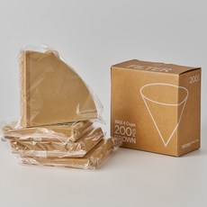 BEANPLUS V型咖啡濾紙 1~4人用, 1個, 200入