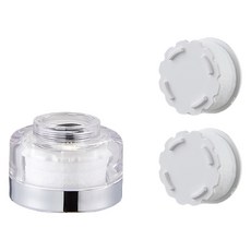 PURESOO 洗手台用過濾頭 鉻色 + 補充濾心 2入組, 1個