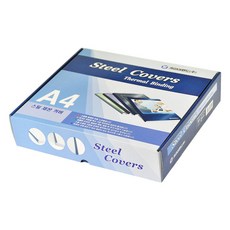 CopierLand 護樂美 鋼質熱裝訂封面 33mm 40入, 藍色, 1個, A4