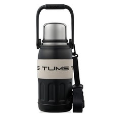 TUMS 手提背帶保溫杯, 1個, 830ml, Black