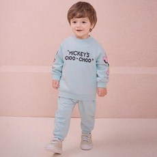 milkmile 迪士尼兒童寶寶米奇米妮拉格蘭袖上下裝套組