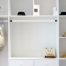 bruma 32mm超強力彈簧多用途伸縮桿, 白色