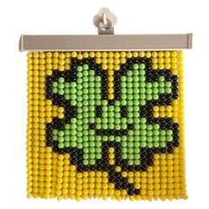 오로라데코덴 비즈발 만들기 세트, 네잎클로버, 1세트