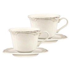 Darius Capka 咖啡杯, 象牙白, 2個